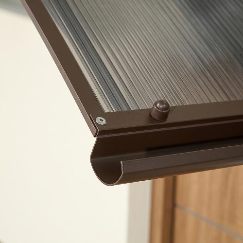 strieška nad dvere LANITPLAST ARCUS 160/70 hnedá