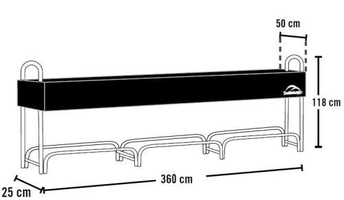 dreváreň SHELTERLOGIC 3,6 m 90366EU