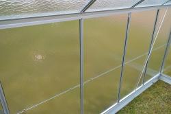 skleník VITAVIA URANUS 11500 matné sklo 4 mm stříbrný