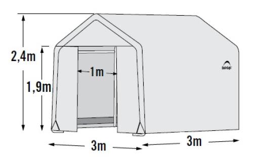 fóliovník 3,0x3,0 m - 35 mm - 70656EU