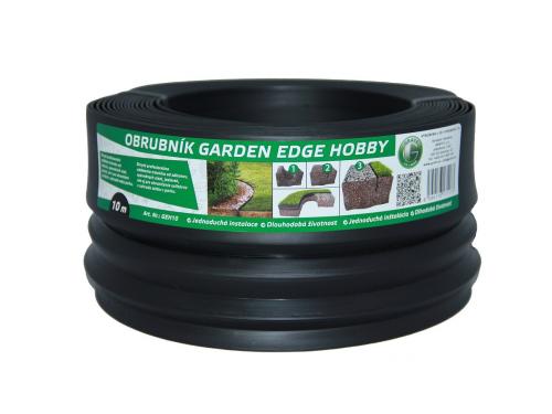 záhradný obrubník GARDEN EDGE HOBBY 10 m čierny