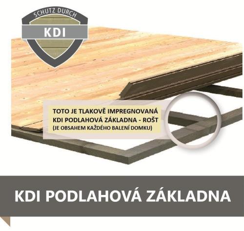 dřevěná podlaha KARIBU ASKOLA 3,5 (54197)