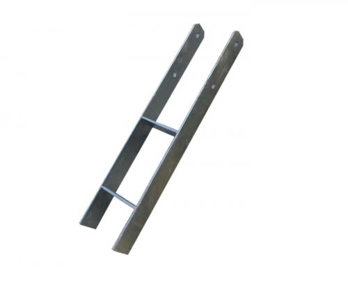 ocelová H - kotva do zeme 9 x 9 cm, dĺžka 60 cm