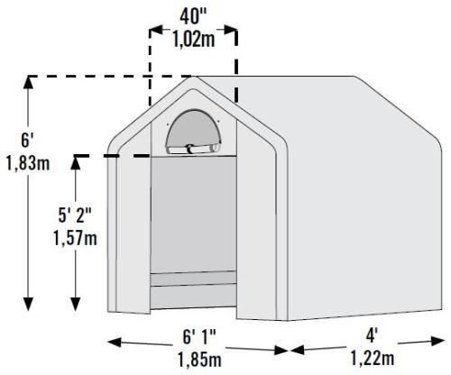 náhradná plachta pre fóliovník 1,8x1,2 m (70208EU)