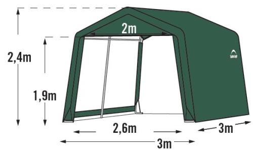 náhradná plachta pre prístrešok 3,0x3,0 m (70335EU)