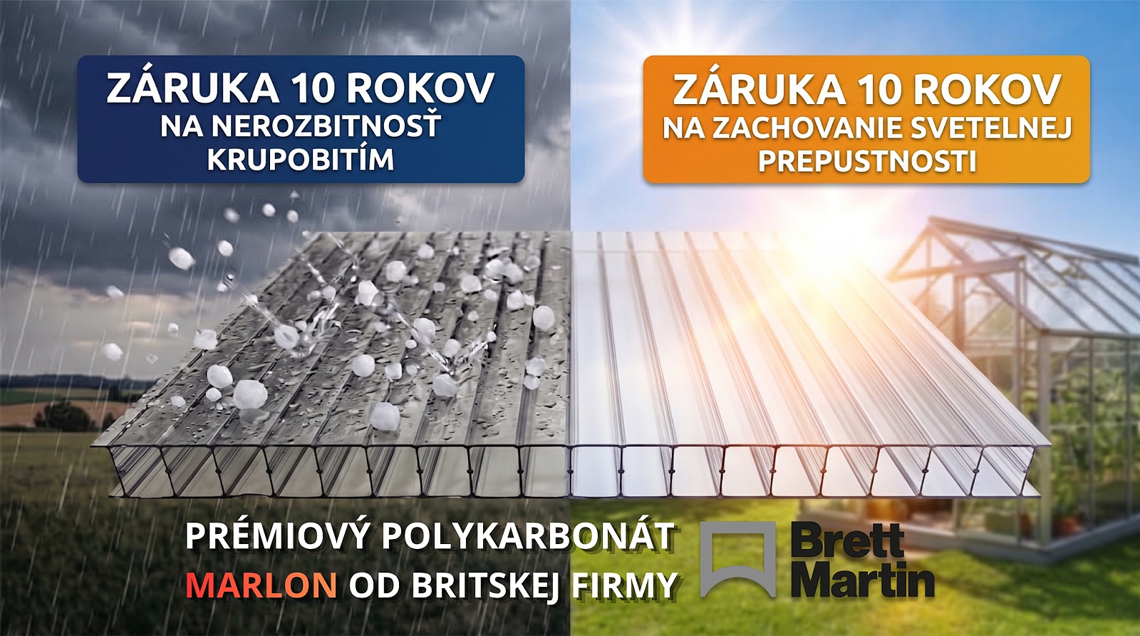 skleník VITAVIA IDA 3300 PC 6 mm strieborný