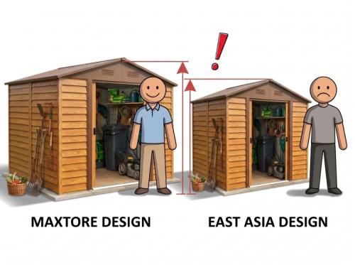 záhradný domček LANITPLAST MAXTORE WOOD 1112