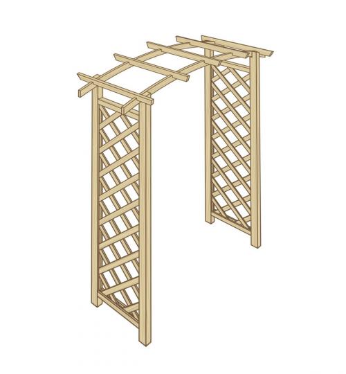 pergola na ruže LANITPLAST S7011