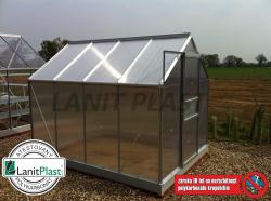 skleník Lanit Plast 6x8 - 5000délka 257 cm, set ze základnou