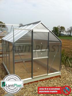 skleník Lanit Plast 6x8 - 5000délka 257 cm, set ze základnou