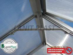 skleník Lanit Plast 6x8 - 5000délka 257 cm, set ze základnou