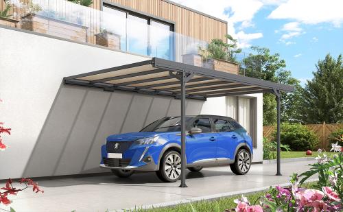 kovový přístřešek / carport TRIGANO JARDIN MISTRAL WALL