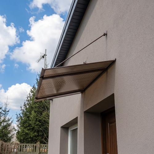 strieška nad dvere LANITPLAST SP1 120/70 hnedá