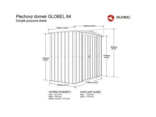 domek GLOBEL 64 ANTRACIT