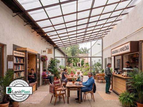 polykarbonátová doska MARLON CS 0,8 mm 1,06x4 m číra