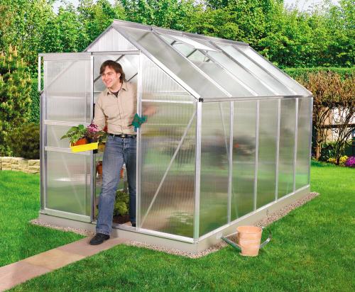 skleník VITAVIA VENUS 6200 PC 4 mm strieborný
