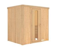 fínska sauna KARIBU BODIN (47829) - set s pecou 9,0 kW (80637)