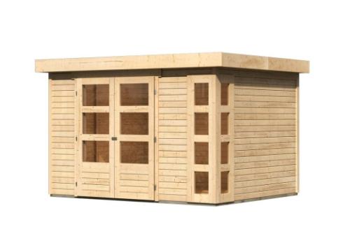 dřevěný domek KARIBU KERKO 5 (9183) natur