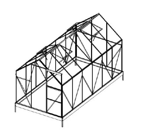 náhradné presklenie pre skleník LANITPLAST PLUGIN 6x12 PC 4 mm