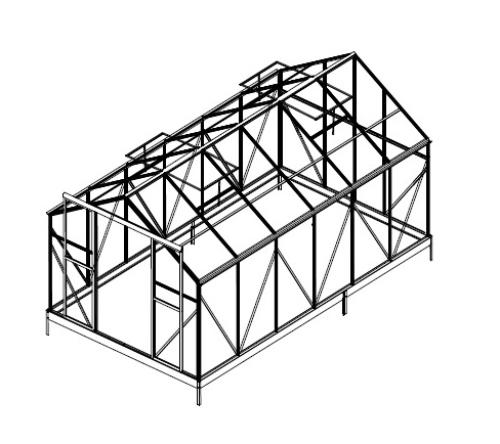 náhradné presklenie pre skleník LANITPLAST PLUGIN 8x14 PC 4 mm