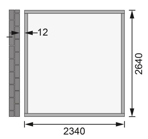 drevený domček KARIBU BOMLITZ 3 (8885) terragrau