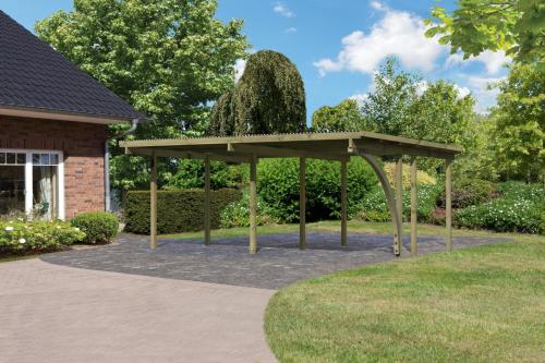 dvojitý carport KARIBU ECO 1A 62037