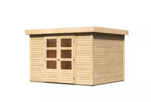 drevený domček KARIBU ASKOLA 5 (73062) natur