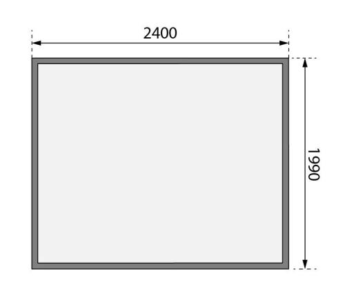 drevený domček KARIBU KANDERN 2 (9226) terragrau