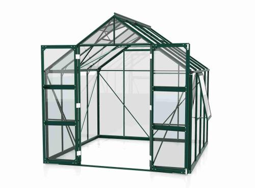 skleník VITAVIA OLYMP 6700 číre sklo 3 mm zelený