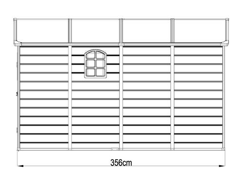 plastový domek LANITPLAST LONGFORD 612