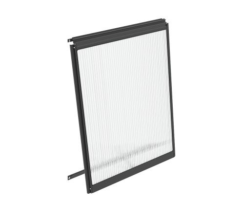 stenové ventilačné okno čierne VITAVIA typ V (40000608) PC 6 mm