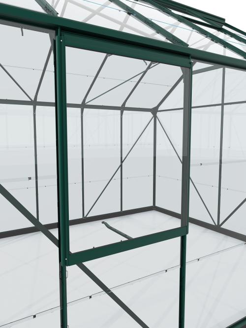 stěnové ventilační okno zelené VITAVIA typ V (40000603) sklo 3 mm 