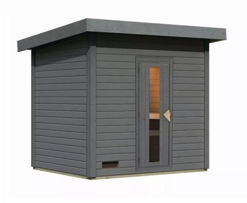 fínska sauna KARIBU HYTTI 3 (97711) terragrau