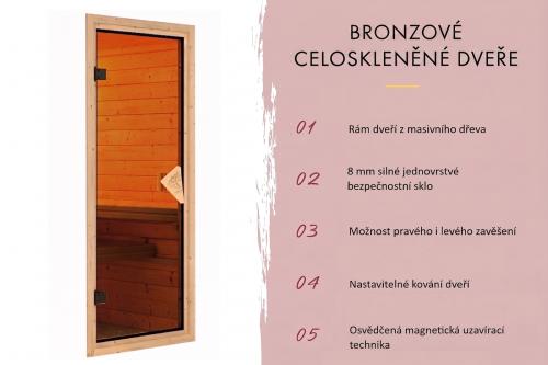 fínska sauna KARIBU FIONA 1 (59672)