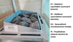 saunová kamna KARIBU 9 kW (26985) s externím dig. ovladačem