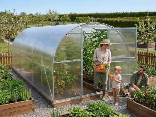 skleník LANITPLAST KYKLOP2 3x6 m PC 4 mm