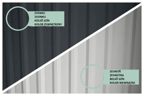 plechový domek KARIBU OSTEN 1,5 (12509) antracit