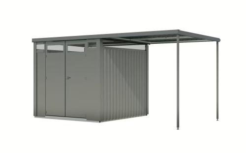 plechový domek KARIBU OSTEN 2 (12520) šedý