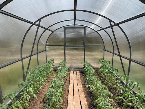 skleník LANITPLAST KYKLOP2 3x8 m PC 4 mm černý