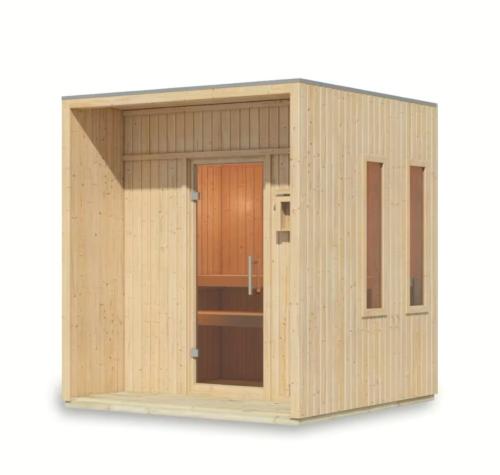 fínska sauna KARIBU ARCADIA (34254) natur