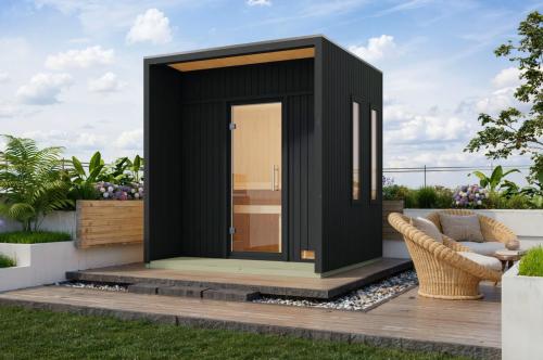 fínska sauna KARIBU ARCADIA (34255) čierna