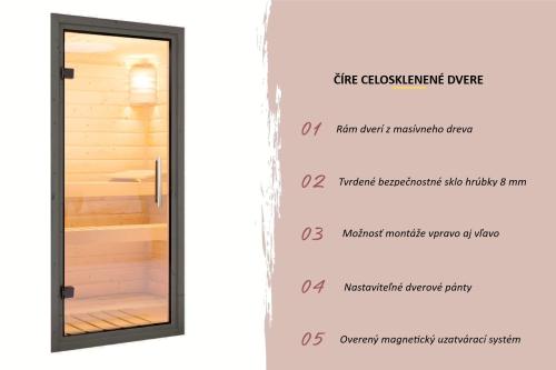 fínska sauna KARIBU ARCADIA (34255) čierna