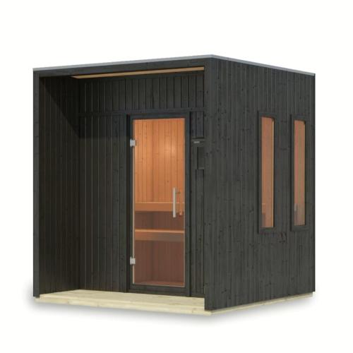 fínska sauna KARIBU ARCADIA (34255) čierna