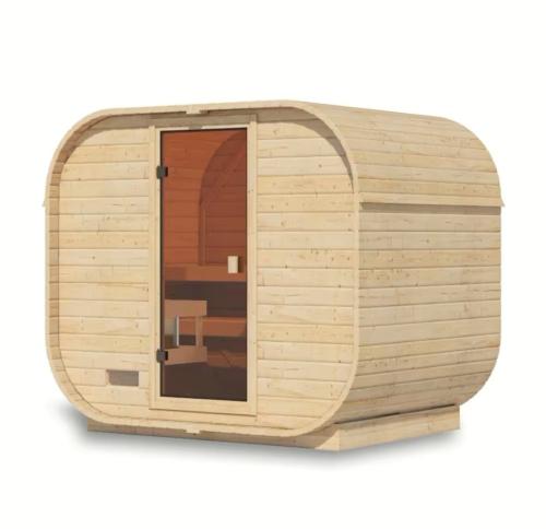 fínska sauna KARIBU QUADRO 1 PLUS (35445) natur