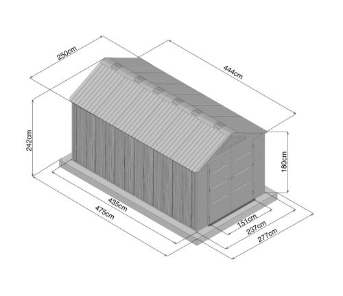 plastový domček LANITPLAST MONTANA 814