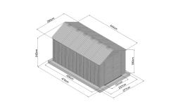 plastový domček LANITPLAST MONTANA 814