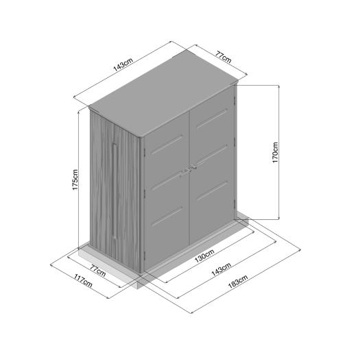 plastový box LANITPLAST KANSAS