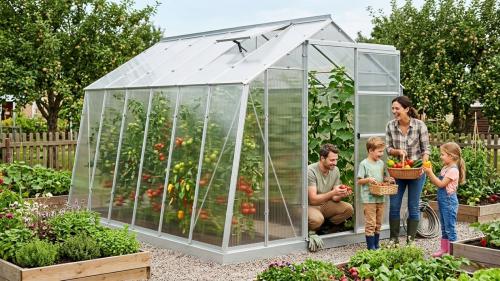 skleník LANITPLAST LIMES Viva V7/4,5 2,47x4,48 m PC 6 mm