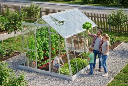 skleník LANITPLAST LIMES Viva V7/4,5 2,47x4,48 m číre sklo 3 mm