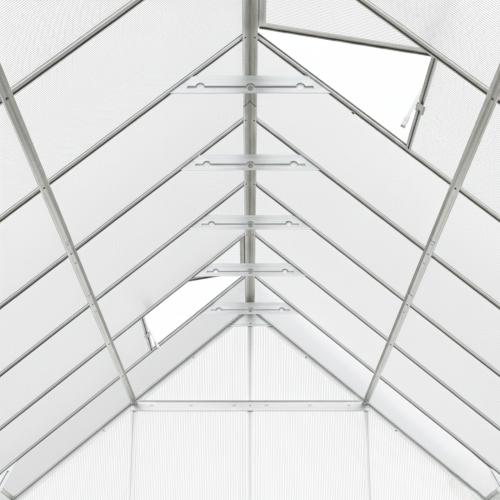 skleník LANITPLAST SARANA 8x12 PC 4 mm strieborný
